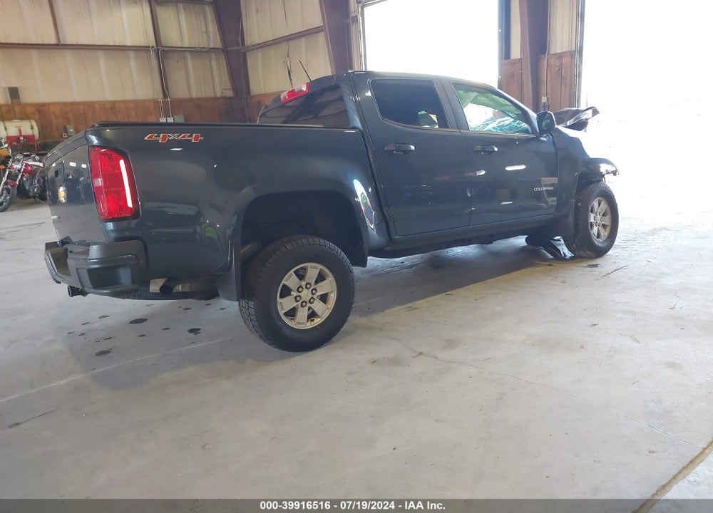 2019 CHEVROLET COLORADO WT VIN: 1GCGTBEN0K1177747