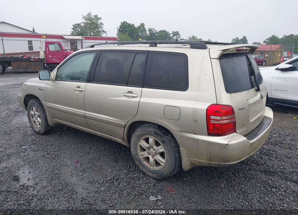 2002 TOYOTA HIGHLANDER LIMITED V6 VIN: JTEGF21A920070093
