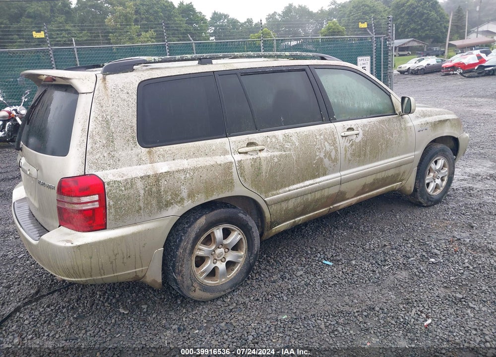 2002 TOYOTA HIGHLANDER LIMITED V6 VIN: JTEGF21A920070093