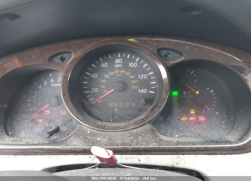 2002 TOYOTA HIGHLANDER LIMITED V6 VIN: JTEGF21A920070093