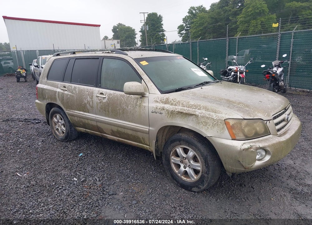 2002 TOYOTA HIGHLANDER LIMITED V6 VIN: JTEGF21A920070093