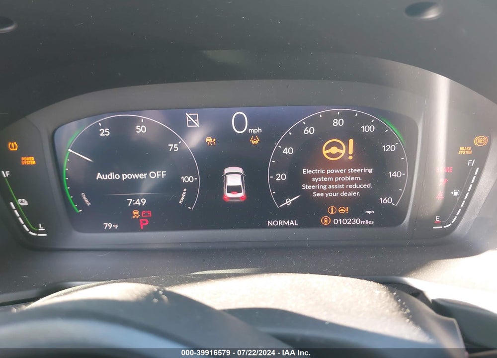 2024 HONDA ACCORD HYBRID SPORT VIN: 1HGCY2F54RA007692