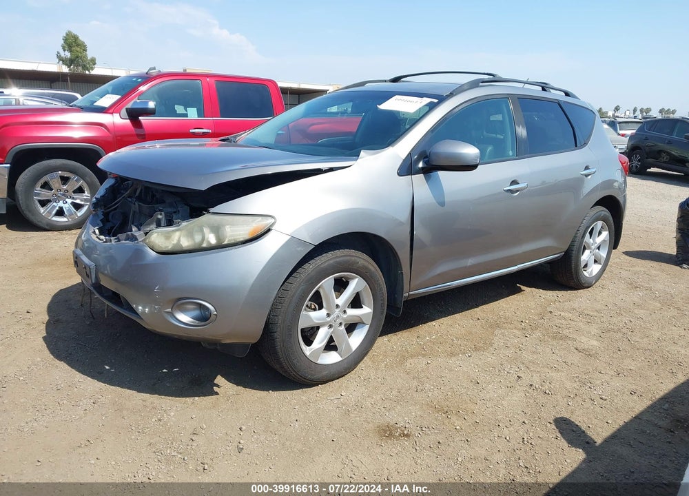 2009 NISSAN MURANO SL VIN: JN8AZ18U89W007655