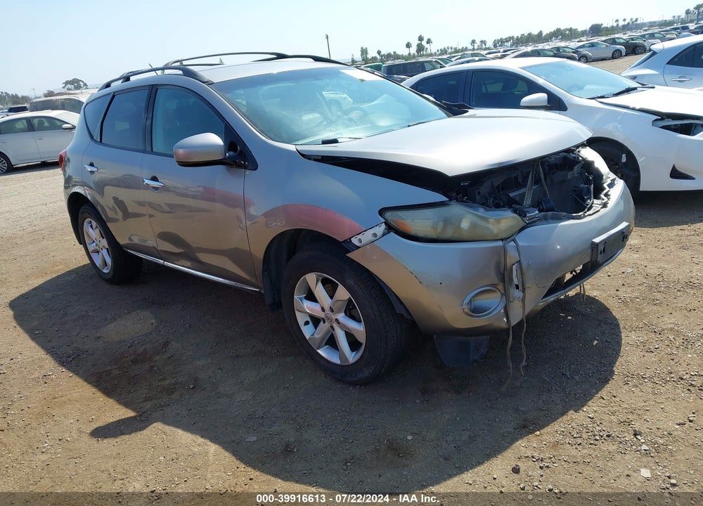 2009 NISSAN MURANO SL VIN: JN8AZ18U89W007655