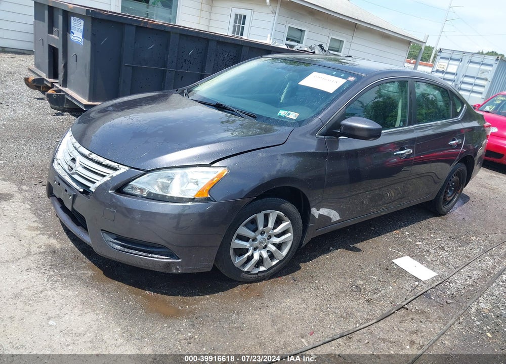 2014 NISSAN SENTRA S VIN: 3N1AB7AP3EY275090