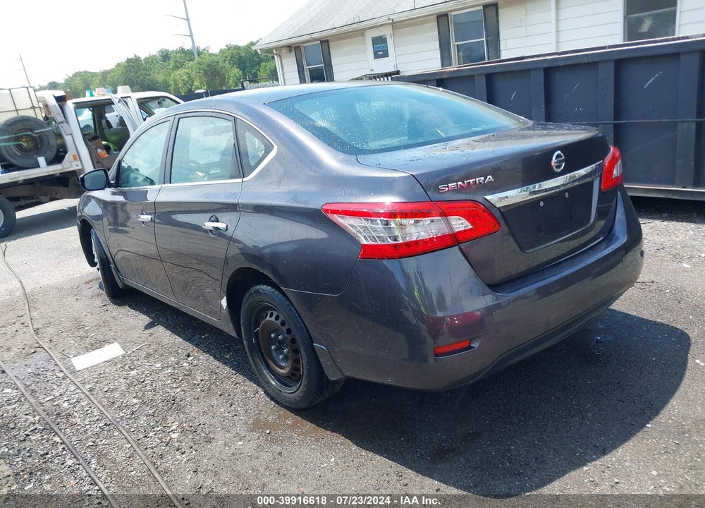 2014 NISSAN SENTRA S VIN: 3N1AB7AP3EY275090