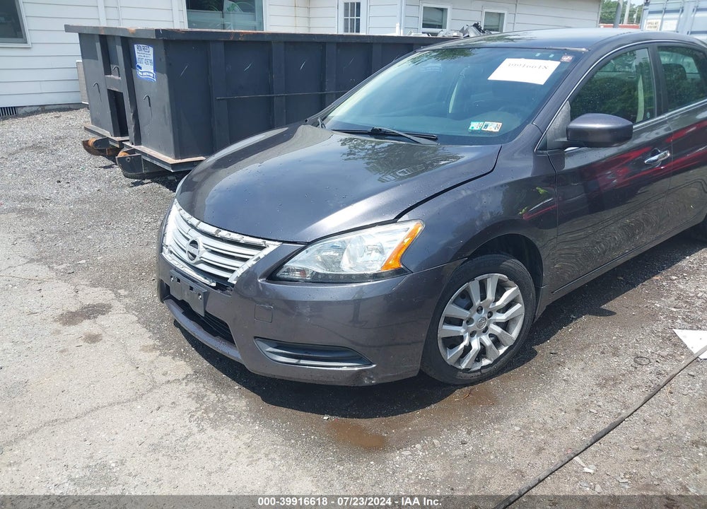 2014 NISSAN SENTRA S VIN: 3N1AB7AP3EY275090