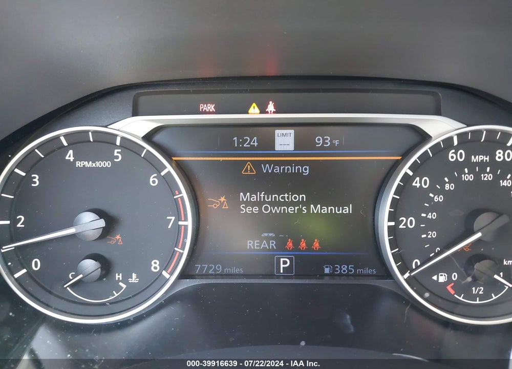 2024 NISSAN ALTIMA SV FWD VIN: 1N4BL4DV9RN350519