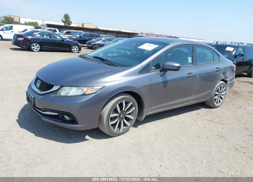 2015 HONDA CIVIC EX-L VIN: 2HGFB2F91FH524740
