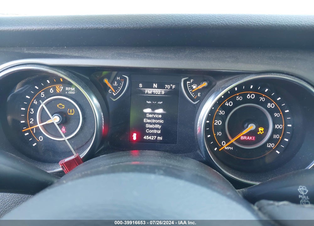 2019 JEEP WRANGLER SPORT S 4X4 VIN: 1C4GJXAG7KW644305
