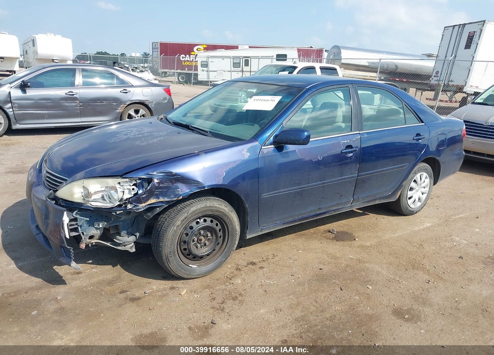 2005 TOYOTA CAMRY LE VIN: 4T1BE32K25U001396