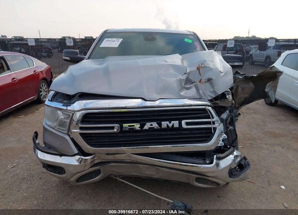 2021 RAM 1500 BIG HORN 4X2 5'7 BOX VIN: 1C6RREFT5MN502479