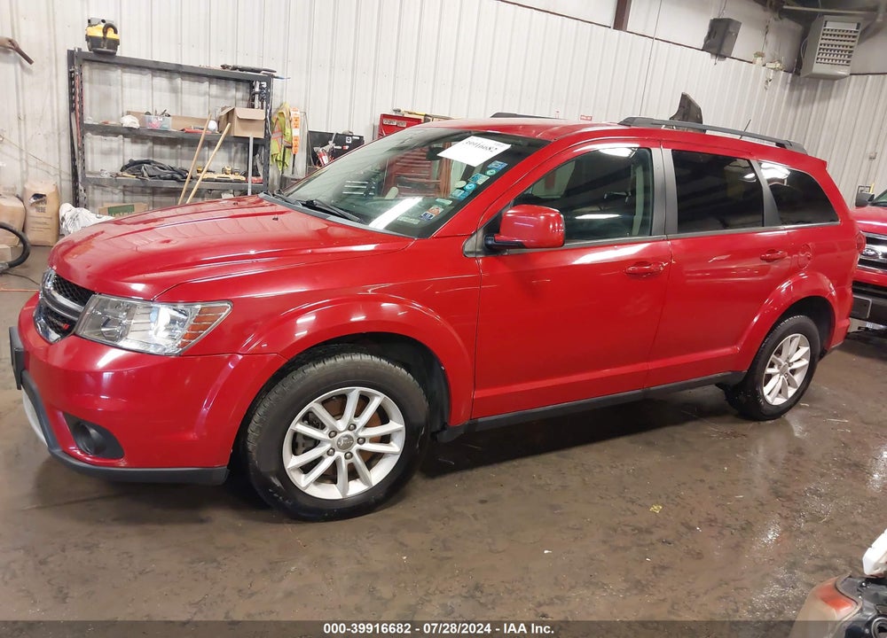 2016 DODGE JOURNEY SXT VIN: 3C4PDDBG5GT160070