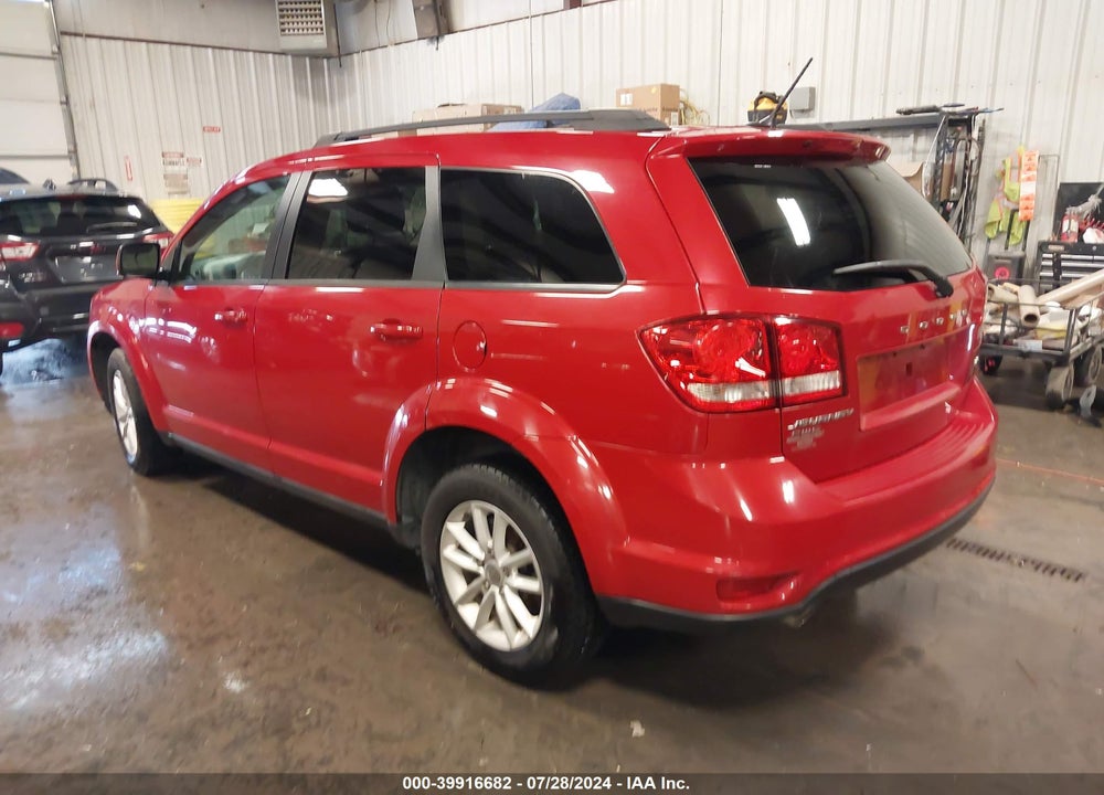2016 DODGE JOURNEY SXT VIN: 3C4PDDBG5GT160070