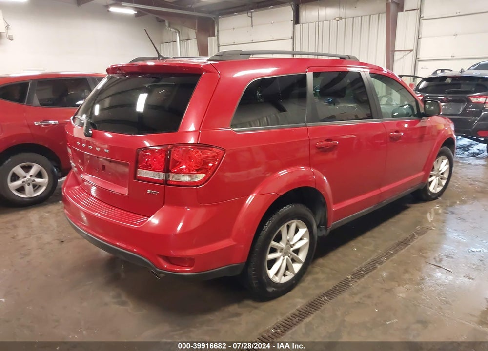 2016 DODGE JOURNEY SXT VIN: 3C4PDDBG5GT160070