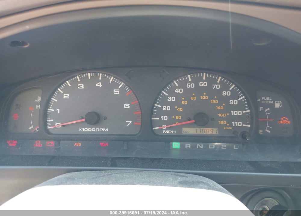 2000 TOYOTA 4RUNNER SR5 V6 VIN: JT3HN86R3Y0304237