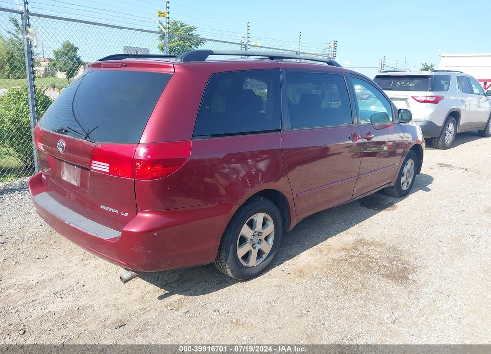 2004 TOYOTA SIENNA LE VIN: 5TDZA23C64S143804