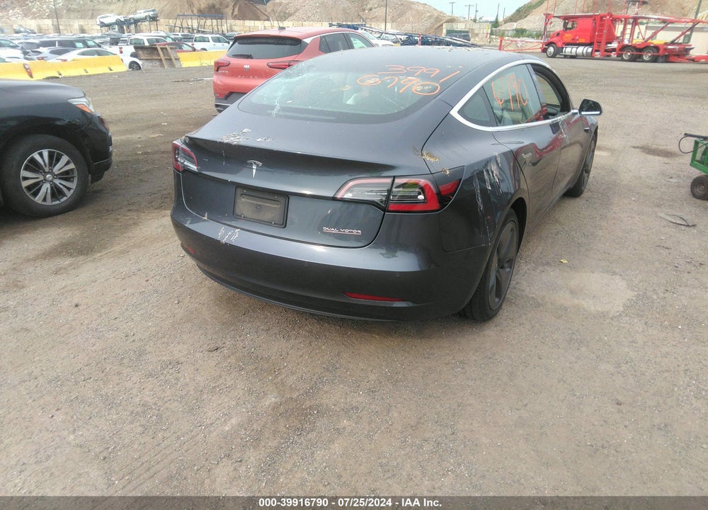 2020 TESLA MODEL 3 PERFORMANCE DUAL MOTOR ALL-WHEEL DRIVE VIN: 5YJ3E1EC0LF586325