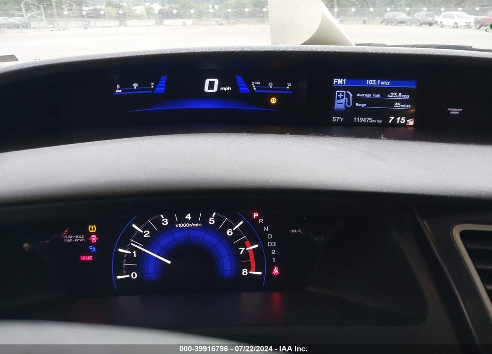 2013 HONDA CIVIC EX-L VIN: 19XFB2F95DE250241