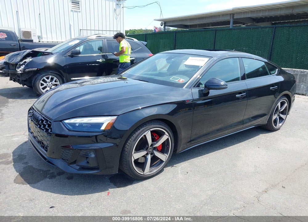 2023 AUDI A5 SPORTBACK PREMIUM PLUS 45 TFSI S LINE QUATTRO S TRONIC VIN: WAUFACF54PA052163