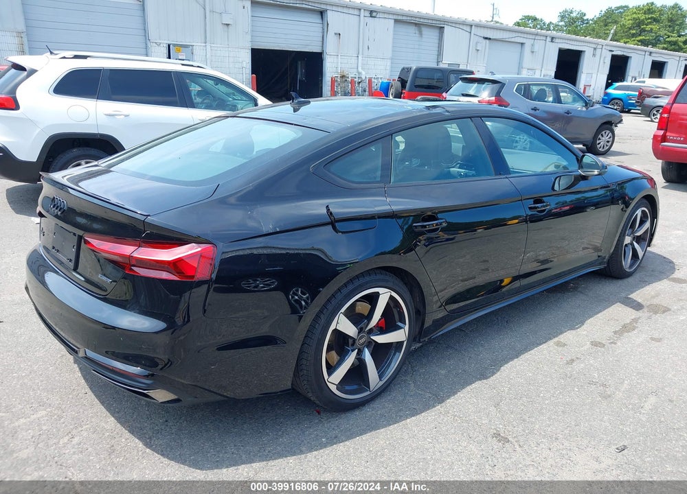 2023 AUDI A5 SPORTBACK PREMIUM PLUS 45 TFSI S LINE QUATTRO S TRONIC VIN: WAUFACF54PA052163