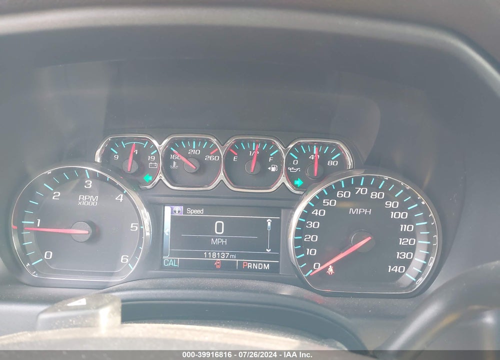 2016 CHEVROLET SILVERADO 1500 1LZ VIN: 3GCUKSEC3GG305217