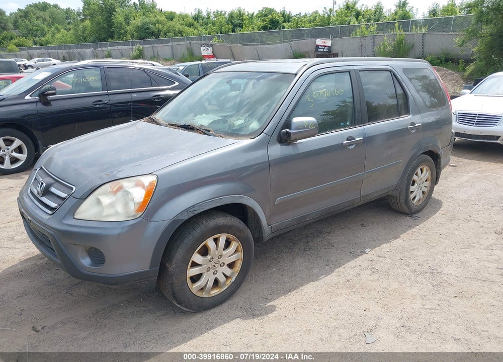 2006 HONDA CR-V SE VIN: SHSRD78926U403844