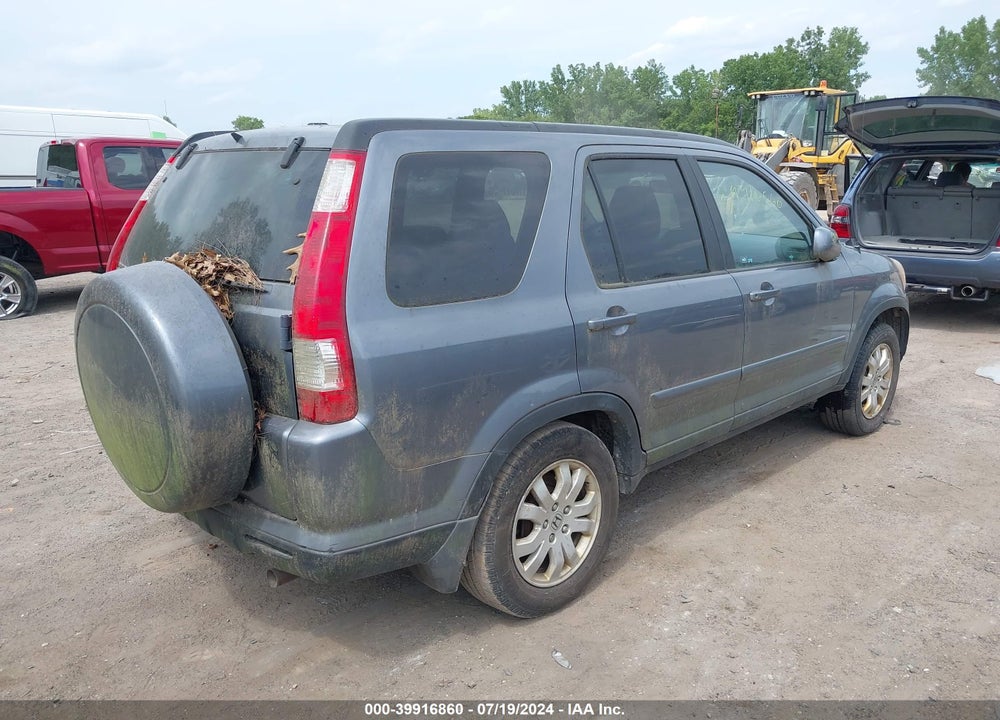 2006 HONDA CR-V SE VIN: SHSRD78926U403844