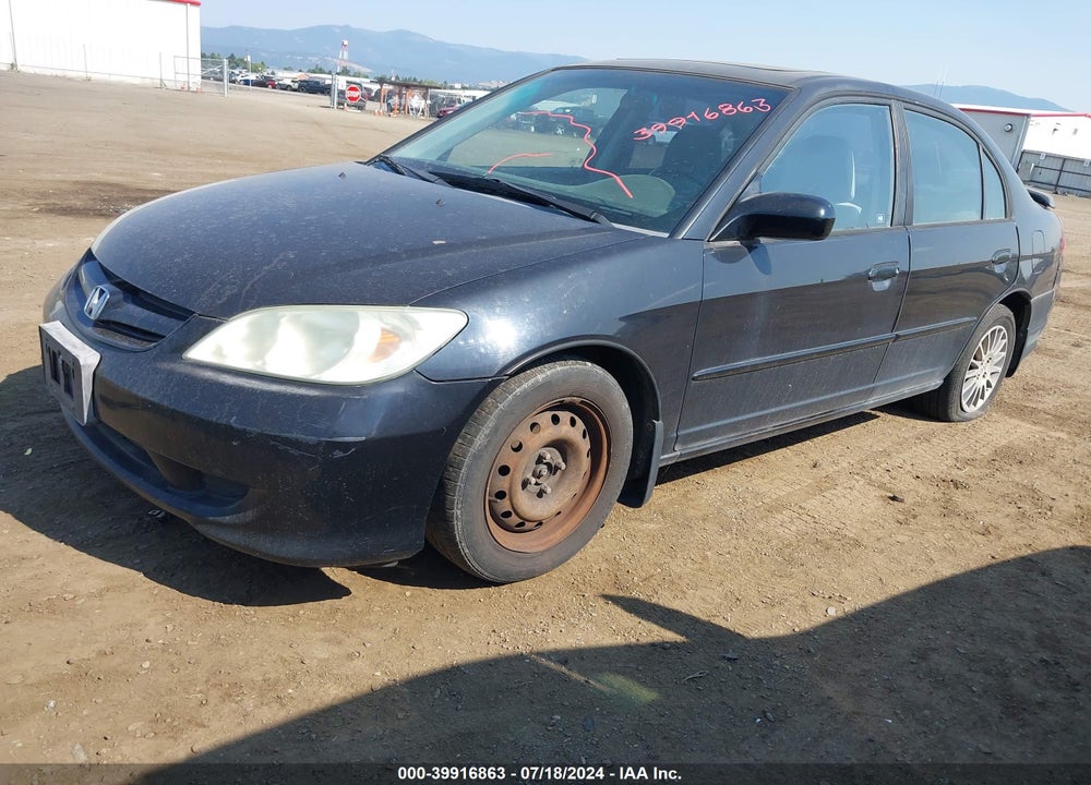2005 HONDA CIVIC EX VIN: 2HGES267X5H575078