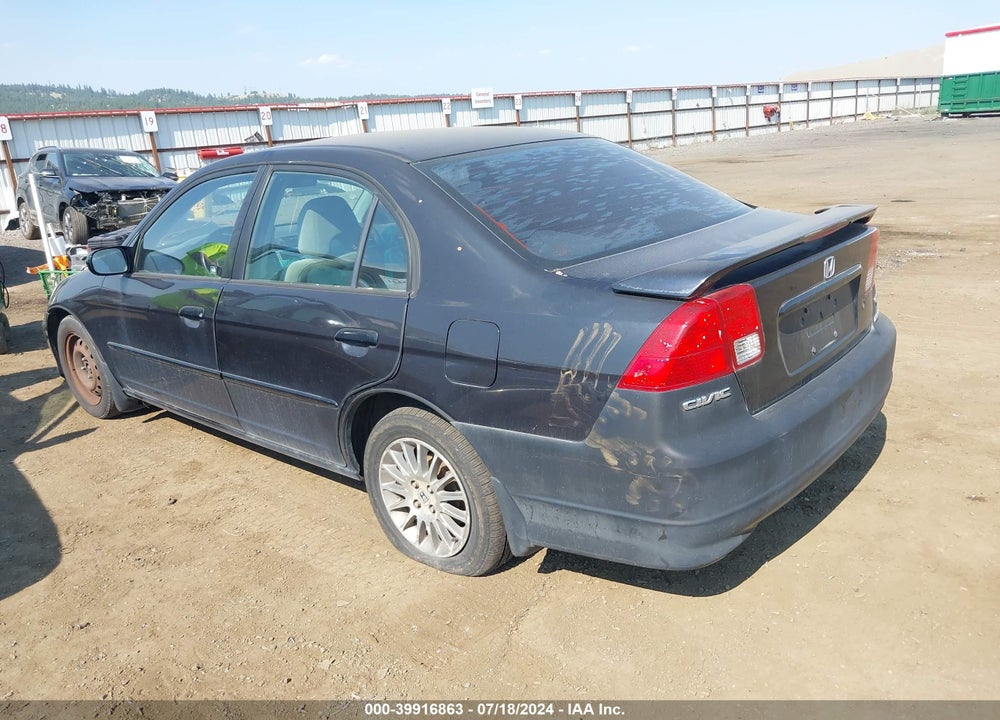 2005 HONDA CIVIC EX VIN: 2HGES267X5H575078