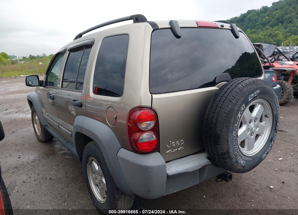 2005 JEEP LIBERTY SPORT VIN: 1J4GL48K85W666816