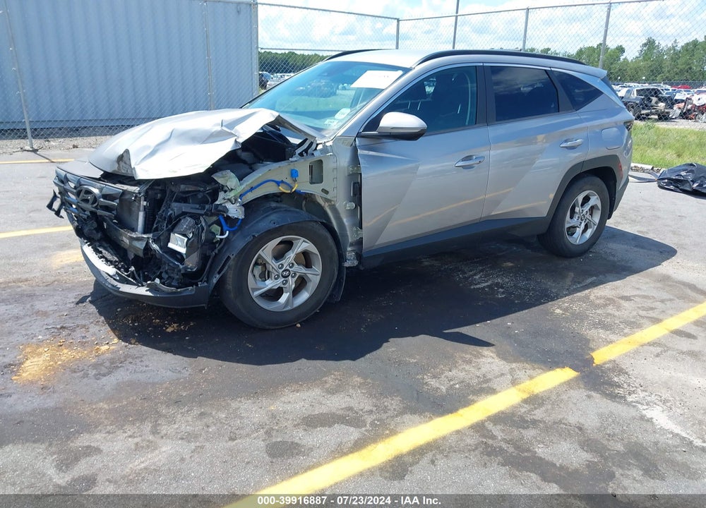 2022 HYUNDAI TUCSON SEL VIN: KM8JB3AE9NU044245
