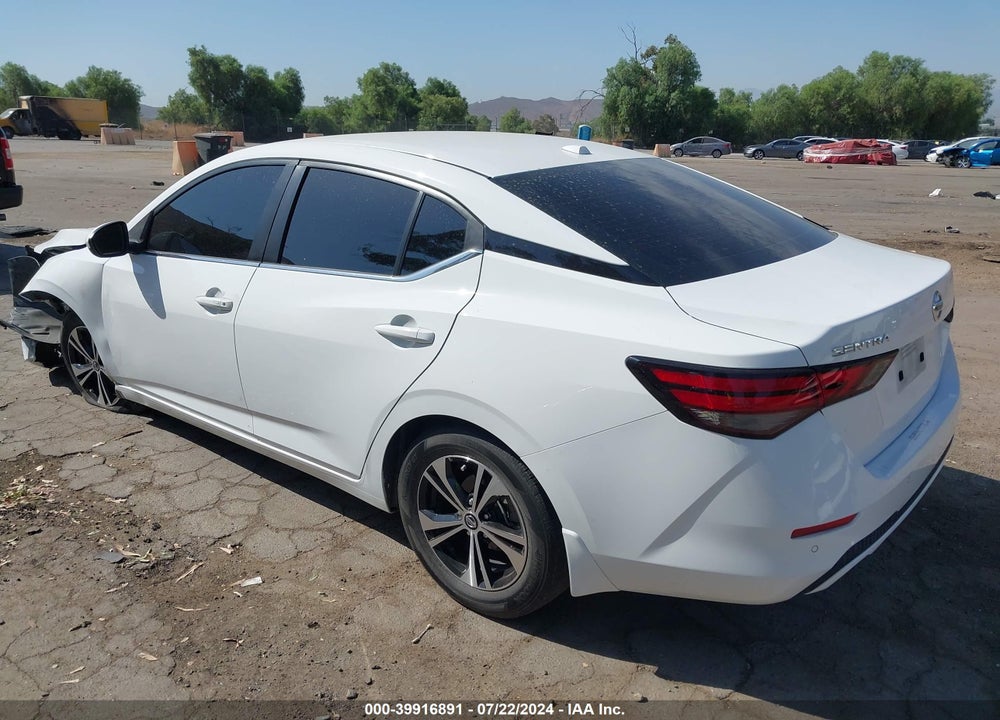 2022 NISSAN SENTRA SV XTRONIC CVT VIN: 3N1AB8CV6NY236799