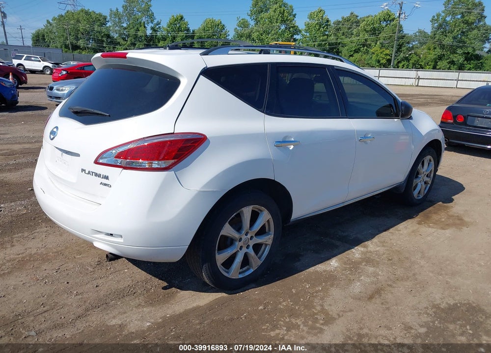 2013 NISSAN MURANO LE VIN: JN8AZ1MW3DW310388