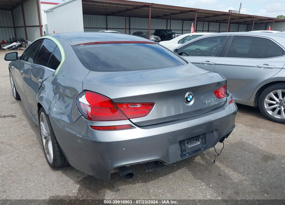 2013 BMW 640I GRAN COUPE VIN: WBA6A0C59DDF14409