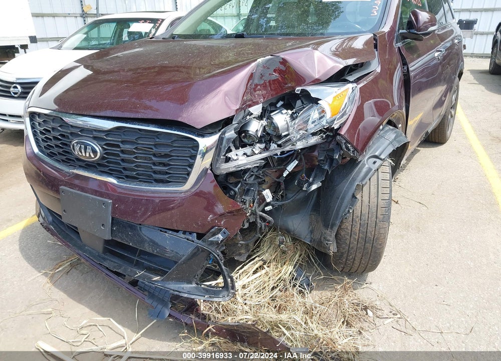 2019 KIA SORENTO 3.3L EX VIN: 5XYPHDA51KG524442