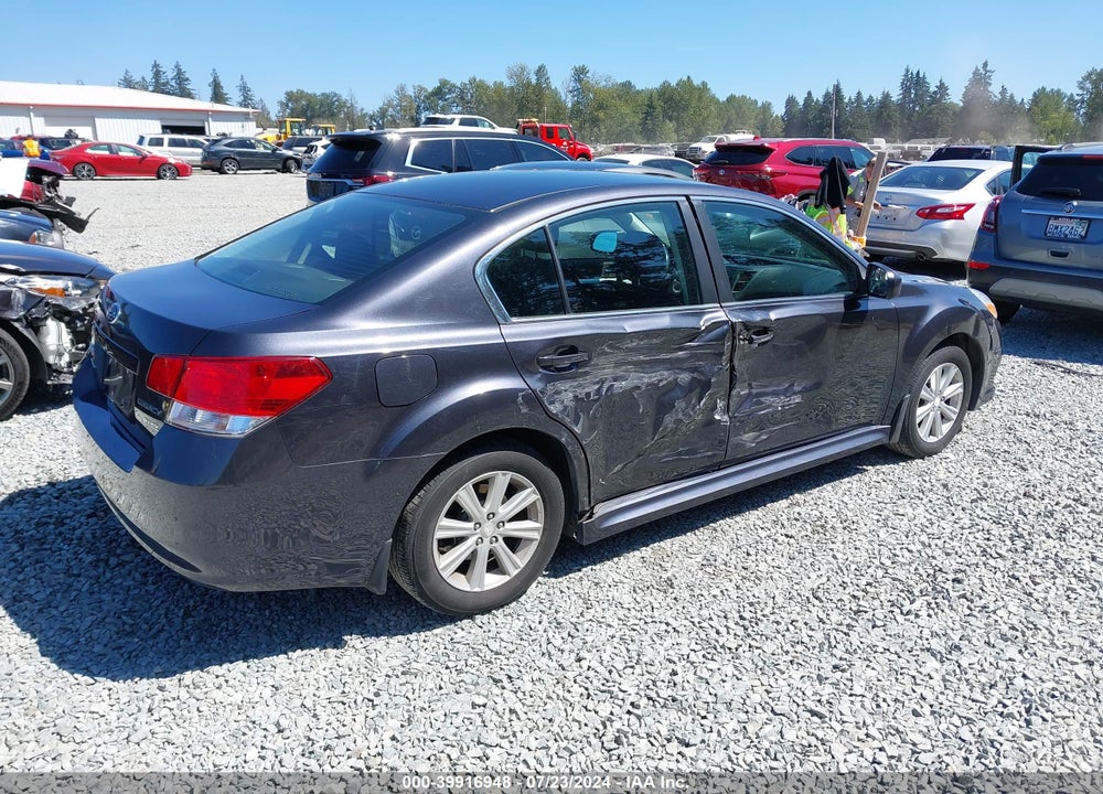 2011 SUBARU LEGACY 2.5I PREMIUM VIN: 4S3BMBC63B3229993