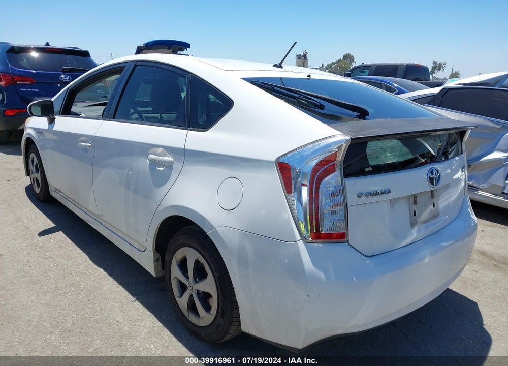 2013 TOYOTA PRIUS FIVE/FOUR/THREE/THREE SE/TWO VIN: JTDKN3DU5D5538114
