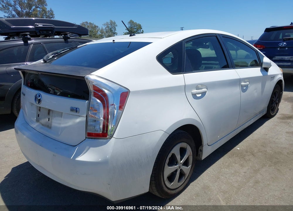2013 TOYOTA PRIUS FIVE/FOUR/THREE/THREE SE/TWO VIN: JTDKN3DU5D5538114