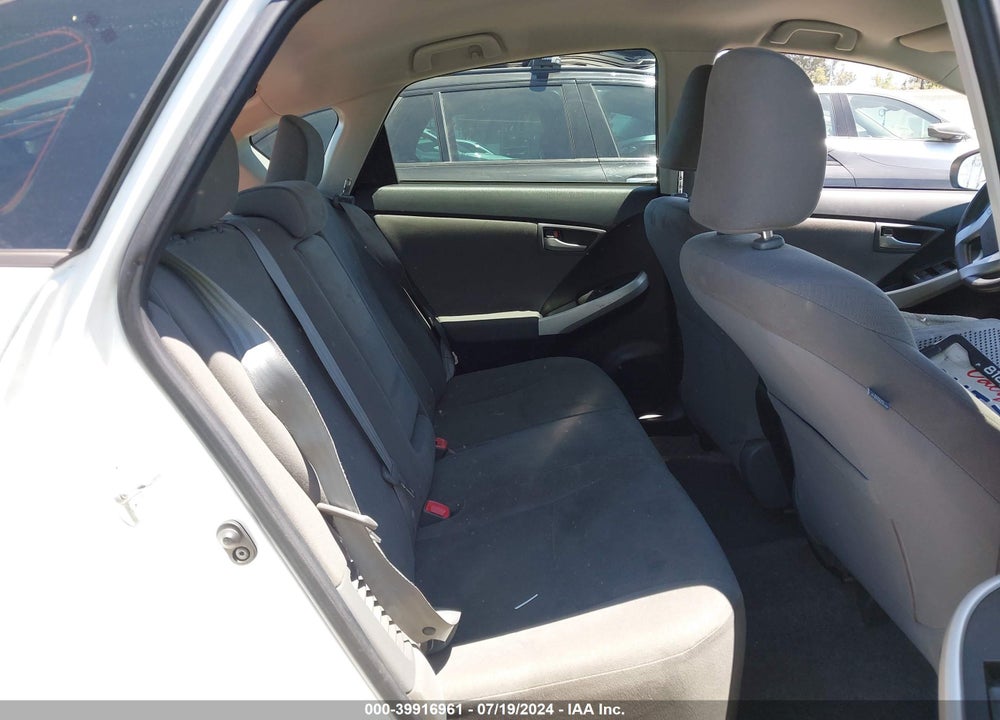 2013 TOYOTA PRIUS FIVE/FOUR/THREE/THREE SE/TWO VIN: JTDKN3DU5D5538114