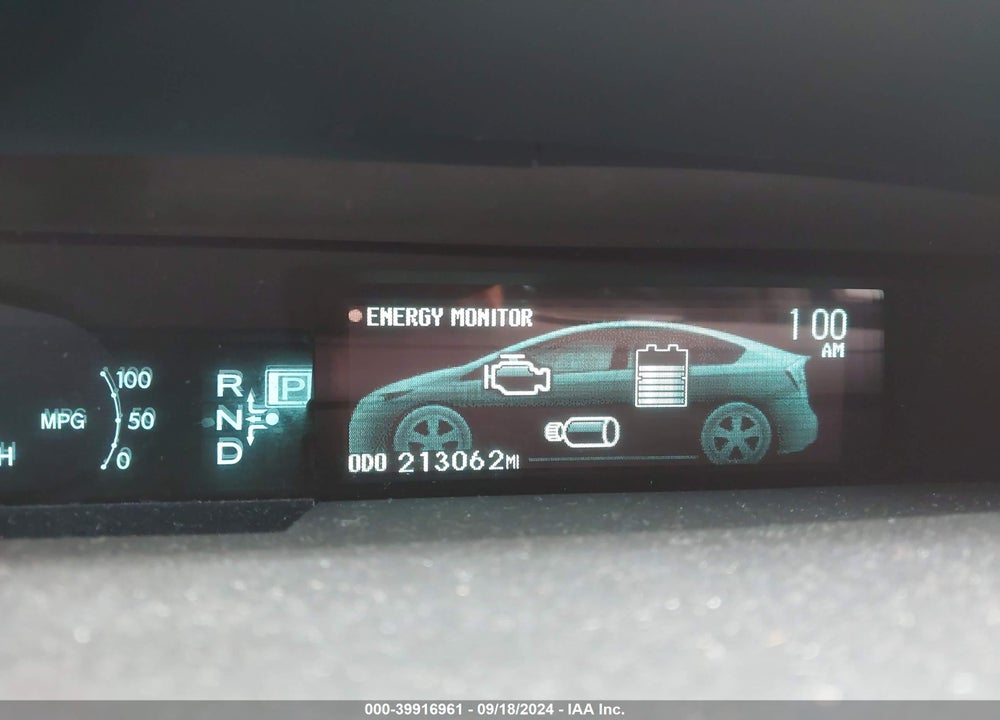 2013 TOYOTA PRIUS FIVE/FOUR/THREE/THREE SE/TWO VIN: JTDKN3DU5D5538114