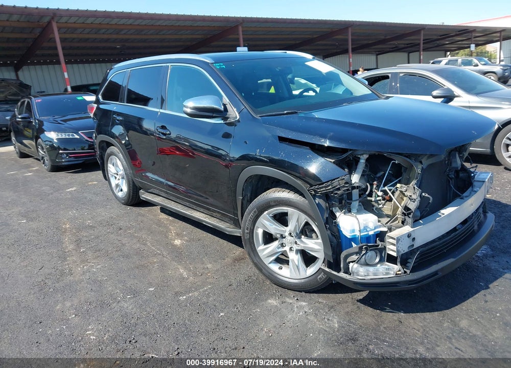 2014 TOYOTA HIGHLANDER LIMITED PLATINUM V6 VIN: 5TDYKRFH2ES034699