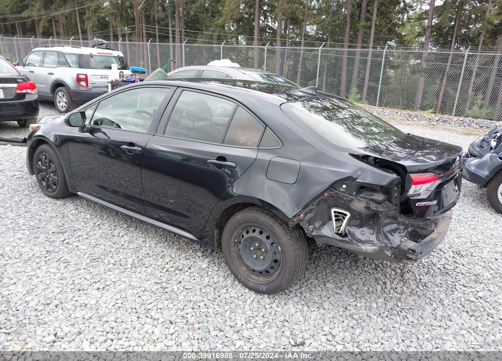 2020 TOYOTA COROLLA VIN: JTDEPRAE7LJ030224