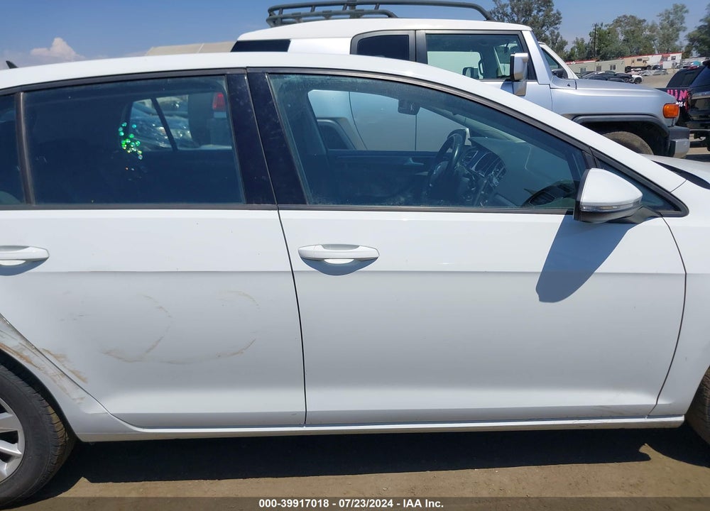 2018 VOLKSWAGEN GOLF TSI S/TSI SE VIN: 3VWG17AUXJM265509
