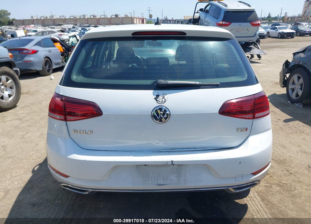 2018 VOLKSWAGEN GOLF TSI S/TSI SE VIN: 3VWG17AUXJM265509