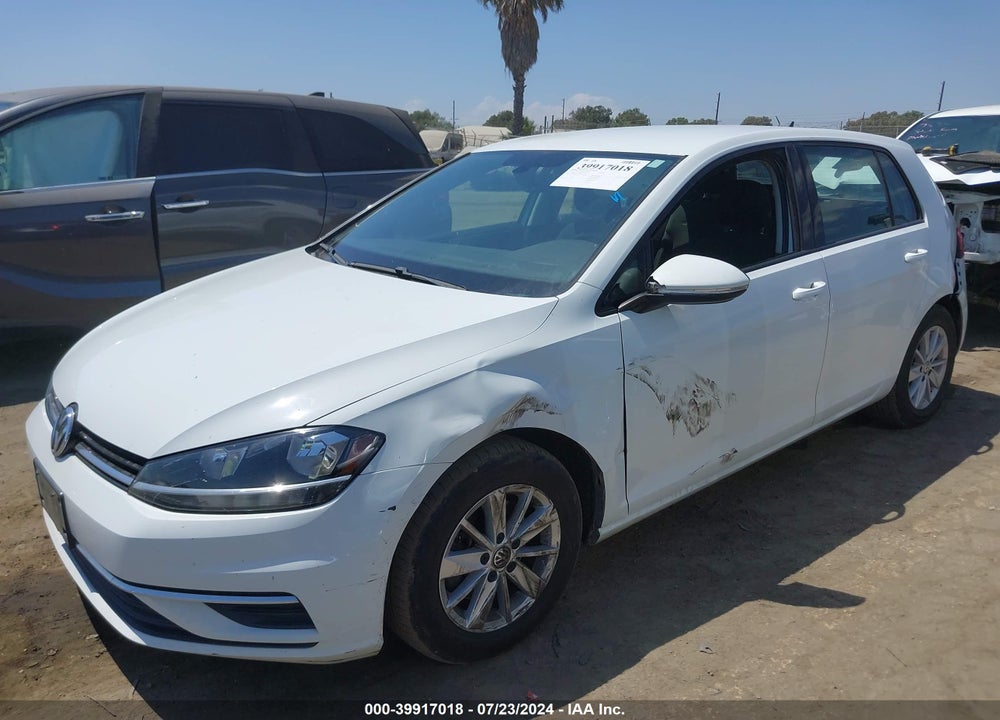 2018 VOLKSWAGEN GOLF TSI S/TSI SE VIN: 3VWG17AUXJM265509