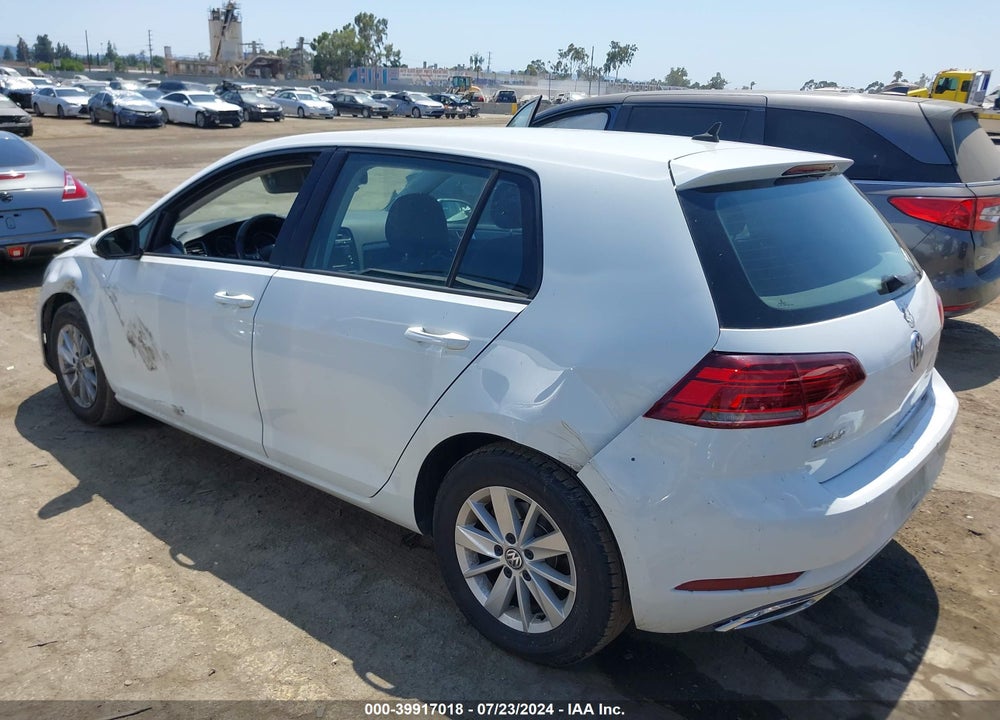 2018 VOLKSWAGEN GOLF TSI S/TSI SE VIN: 3VWG17AUXJM265509