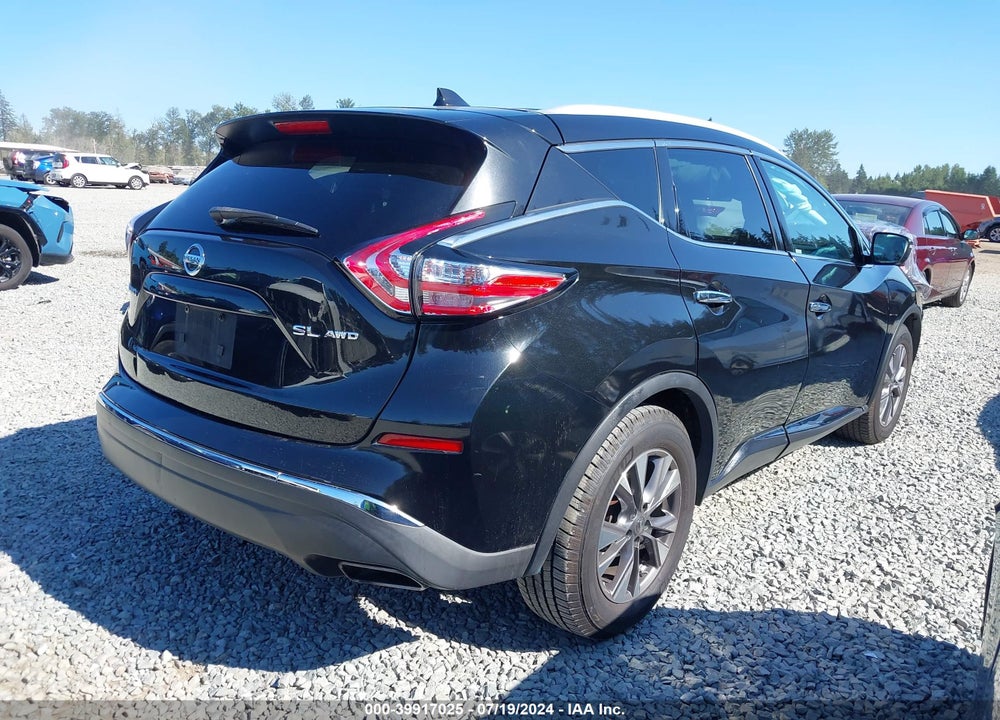 2018 NISSAN MURANO VIN: 5N1AZ2MH7JN110713