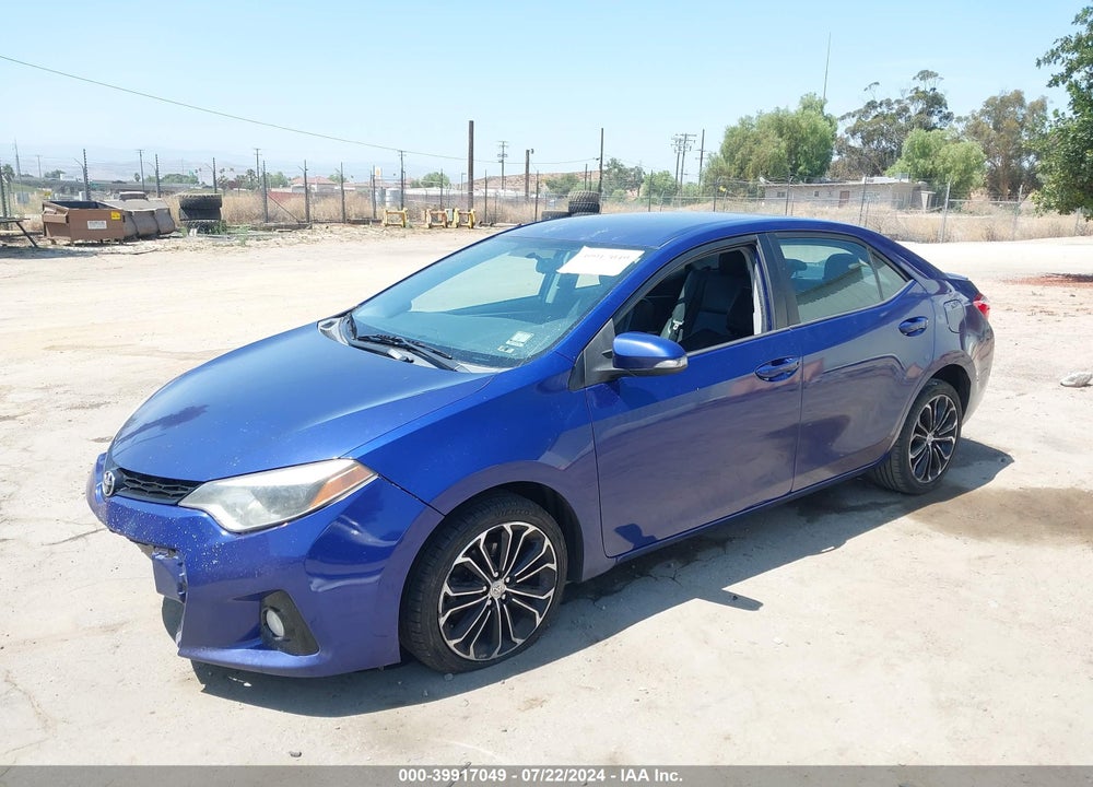 2016 TOYOTA COROLLA S PLUS VIN: 5YFBURHE1GP420920