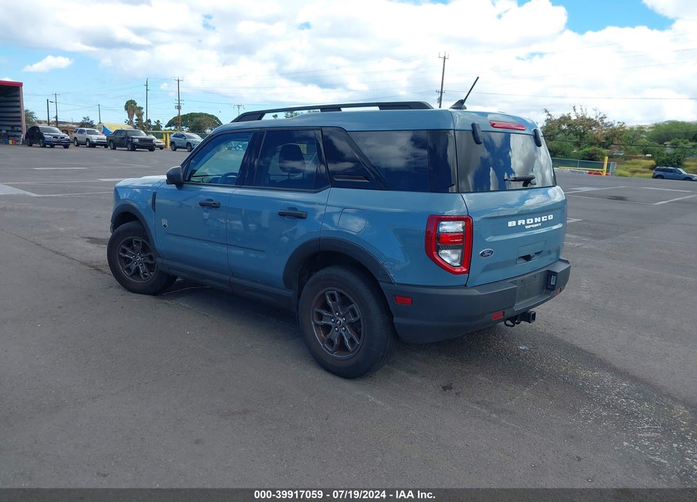 2022 FORD BRONCO SPORT BIG BEND VIN: 3FMCR9B62NRE35646
